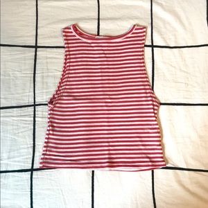 Striped Urban Outfitters Crop Top